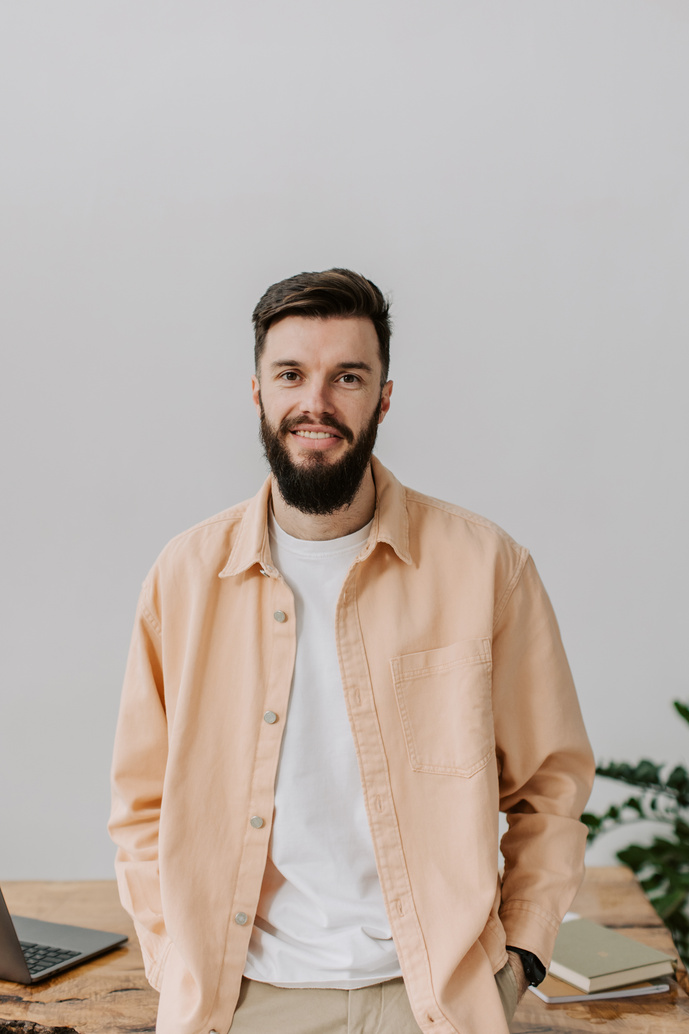 Updated Classics Headshots Man in Casual Work Attire