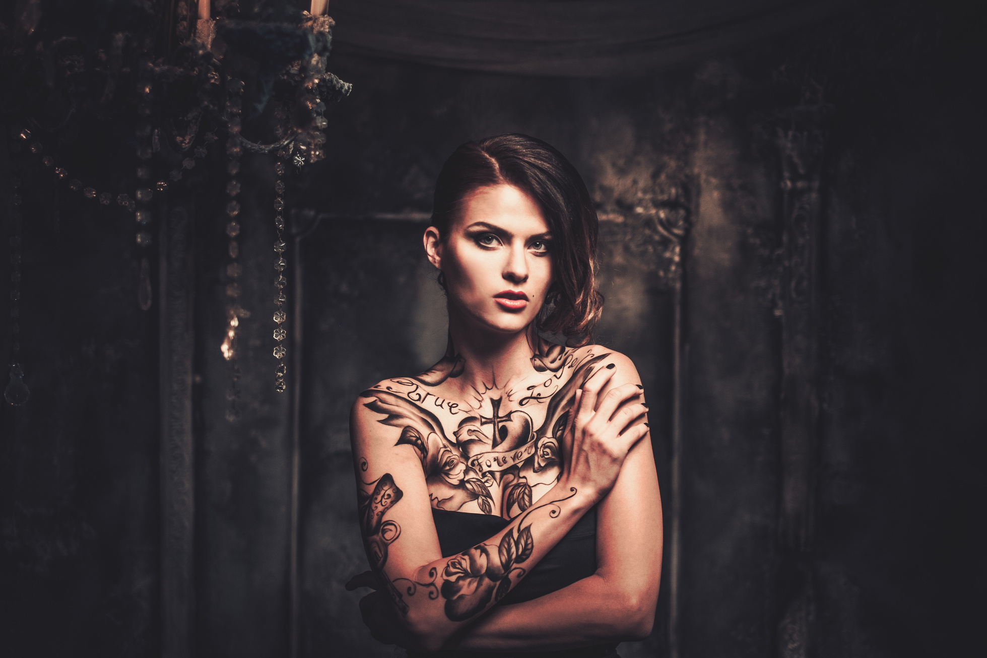 Tattooed Beautiful Woman